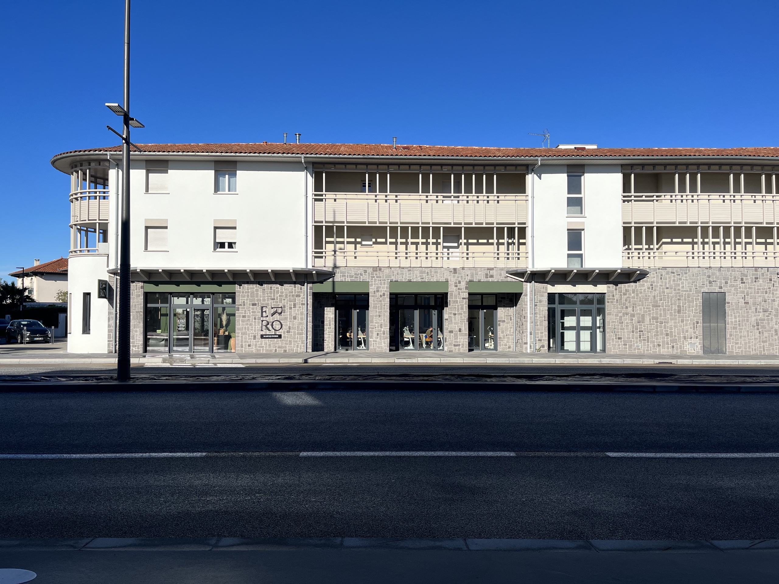 Vue extérieure du batiment