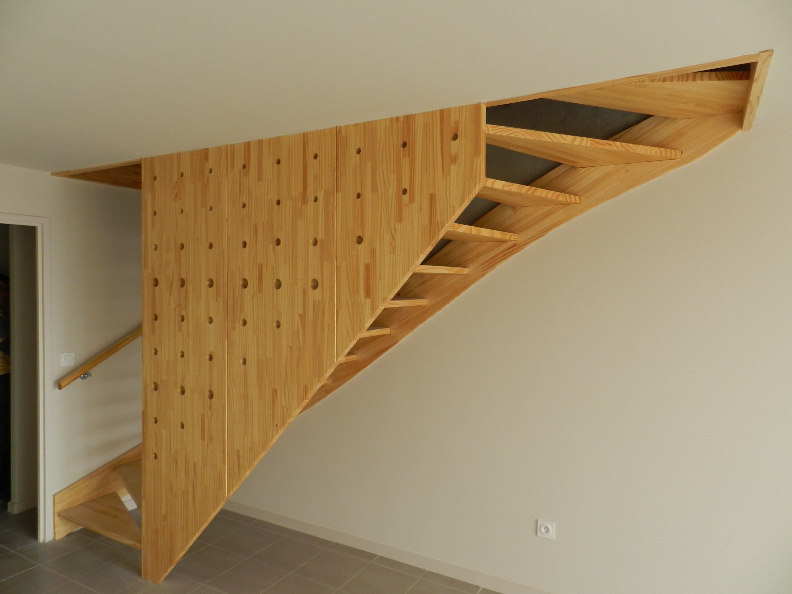 escalier log