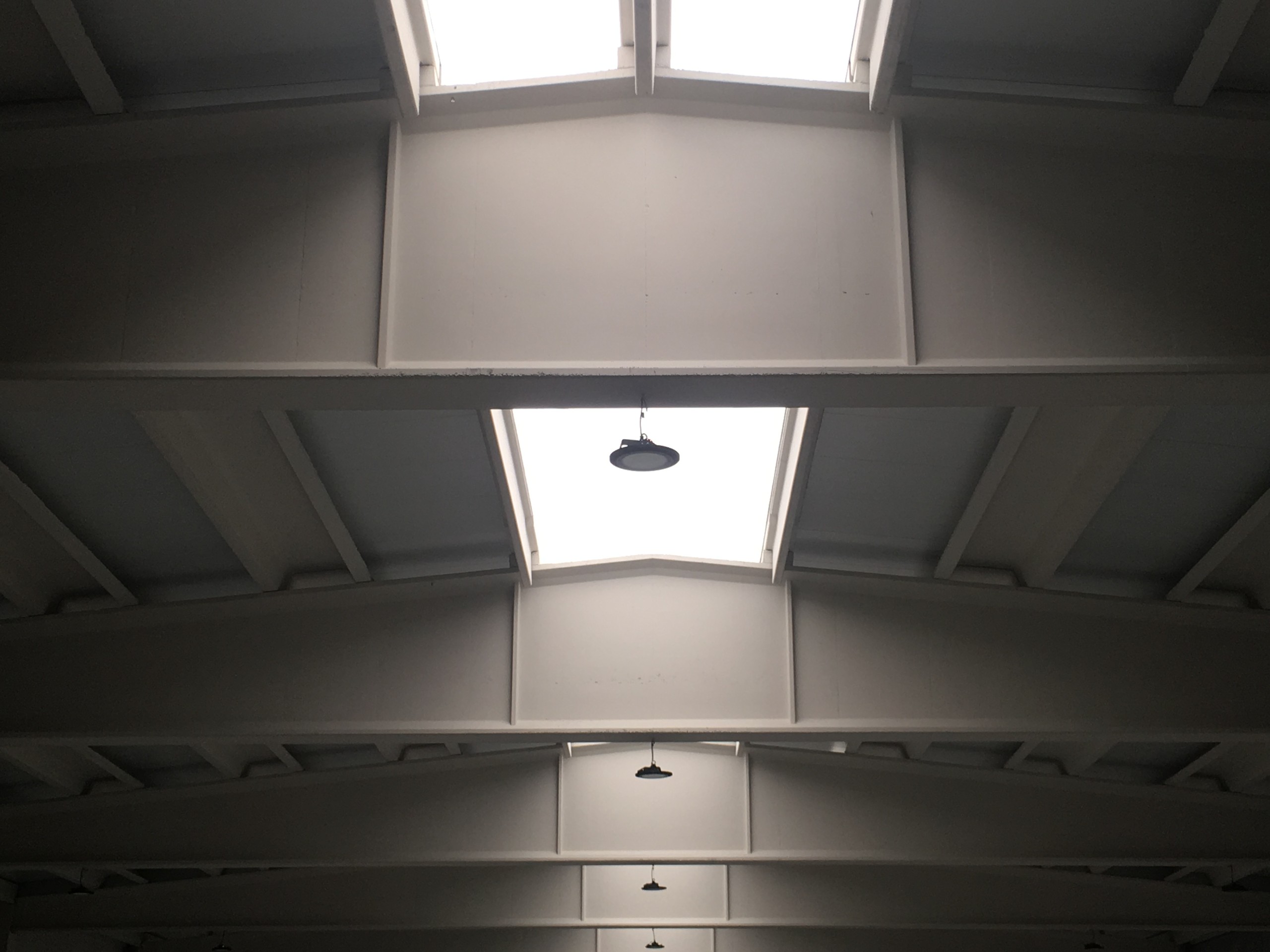 Vue intérieur plafond