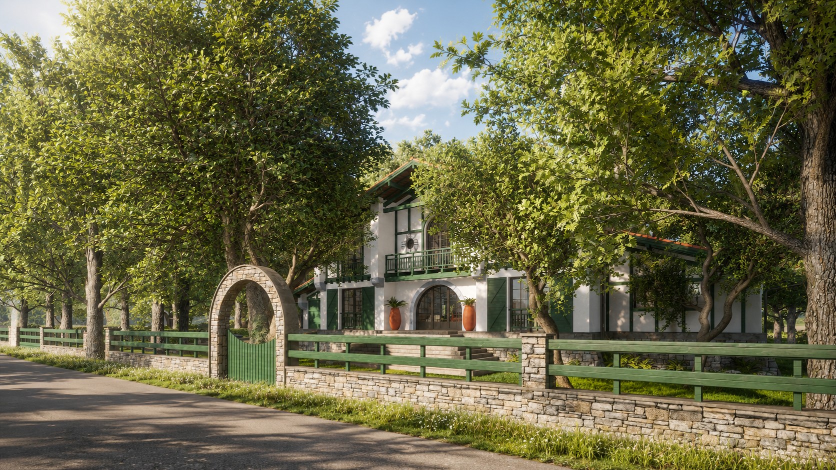 Villa en bord de lac 
