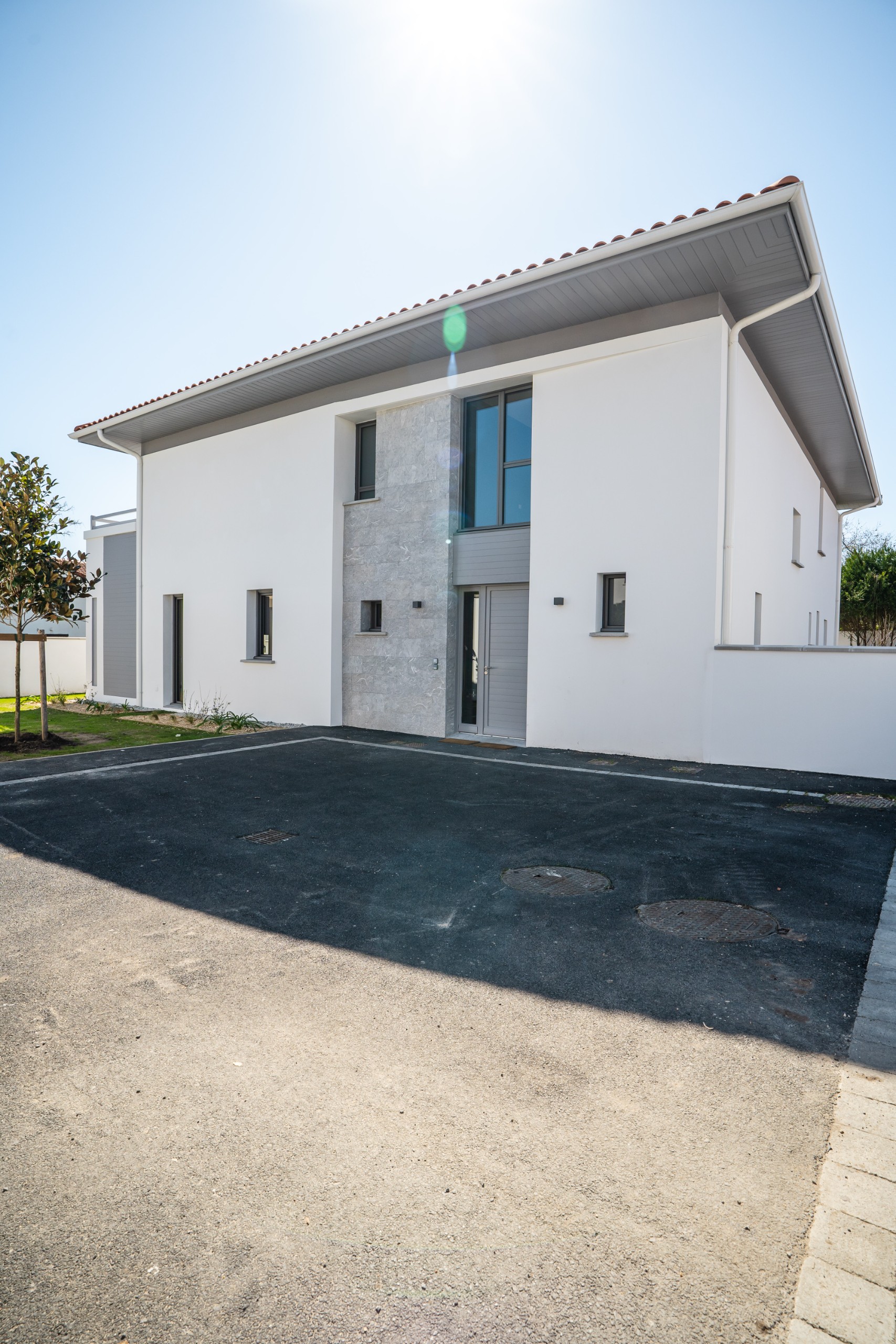 Vue zone d'entrée